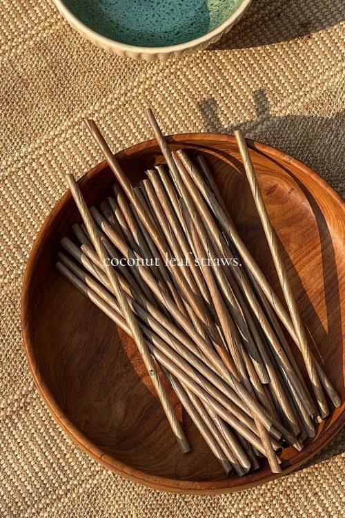 Palm Leaf Straw